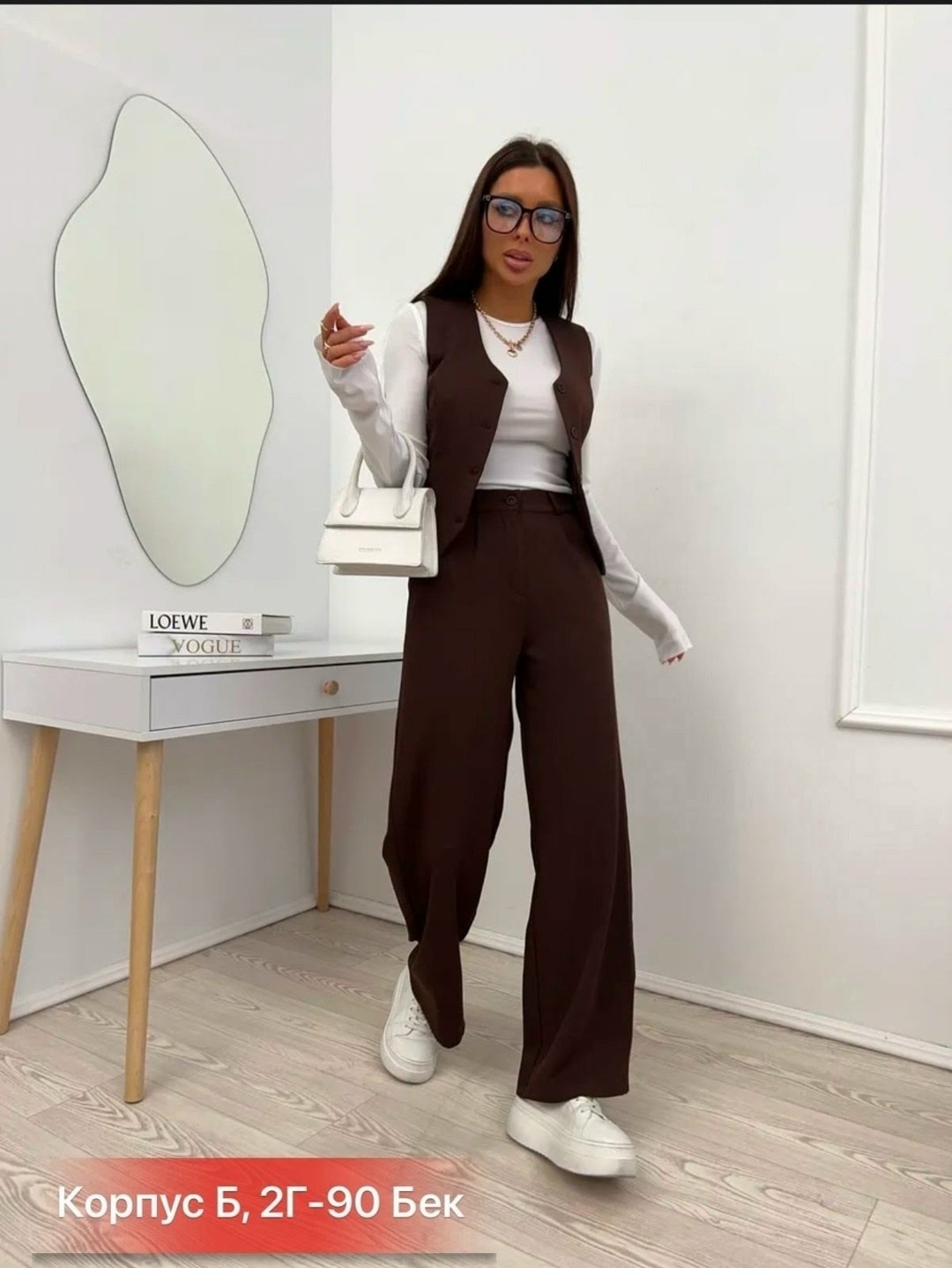 костюм брючный с жилеткой женский,костюм брючный жилет и брюки палаццо,брючный костюм палаццо с жилетом,костюм брючный брюки палаццо,брючный костюм