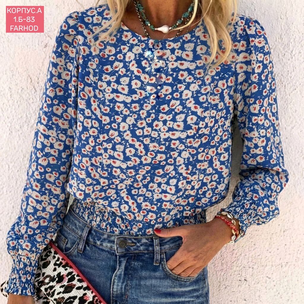 блуза,блузки женские,блузка с принтом,блуза с цветочным принтом,женская блузка с цветочным принтом
