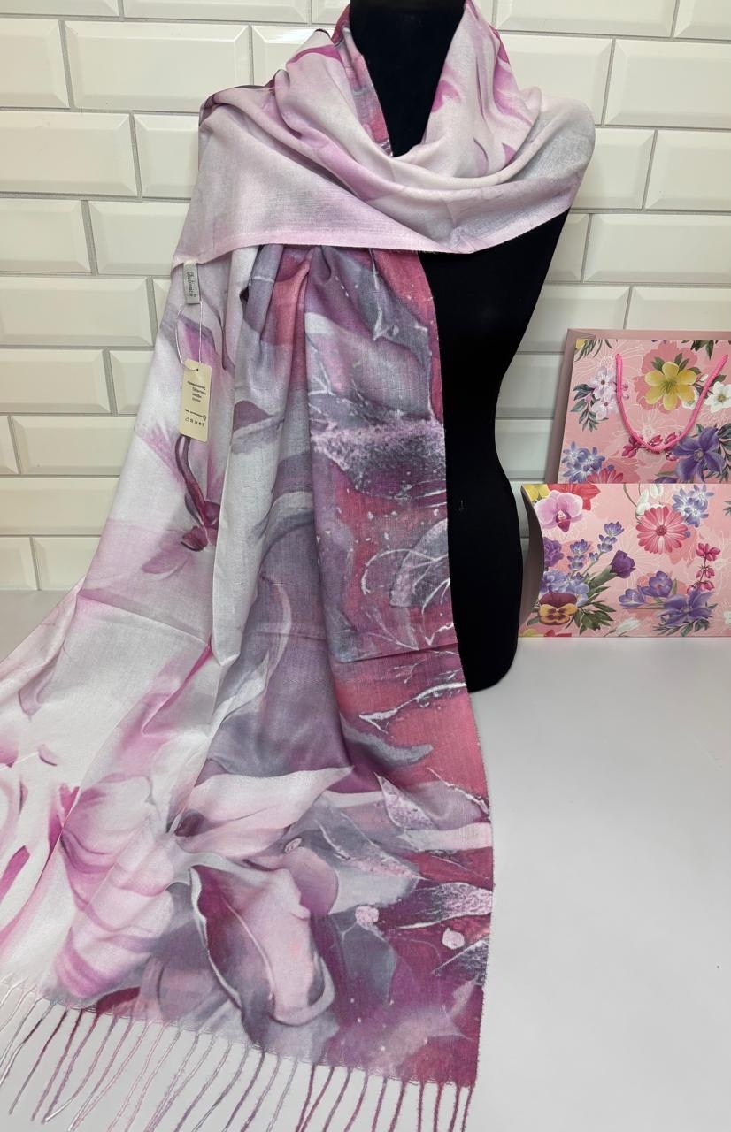 палантин женский,палантин,шарфы и платки,палантин женский с цветочным рисунком 180*90 см арт. 1136379,палантины для женщин