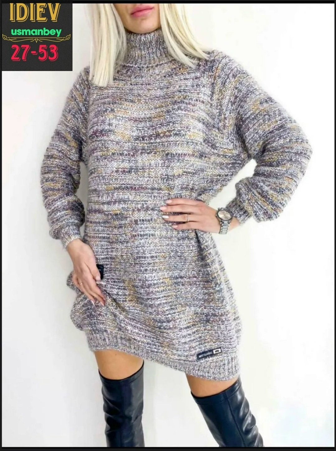 туника вязаная теплая,туника свитер оверсайз вязаное теплое niki&anni,туника с горлом,туника свитер оверсайз вязаное теплое berlinta,туника женская