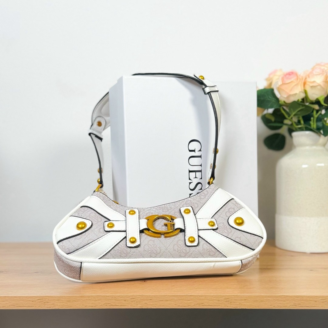 женская сумка guess,сумка guess,сумка через плечо guess,белая сумка guess,сумка на плечо guess