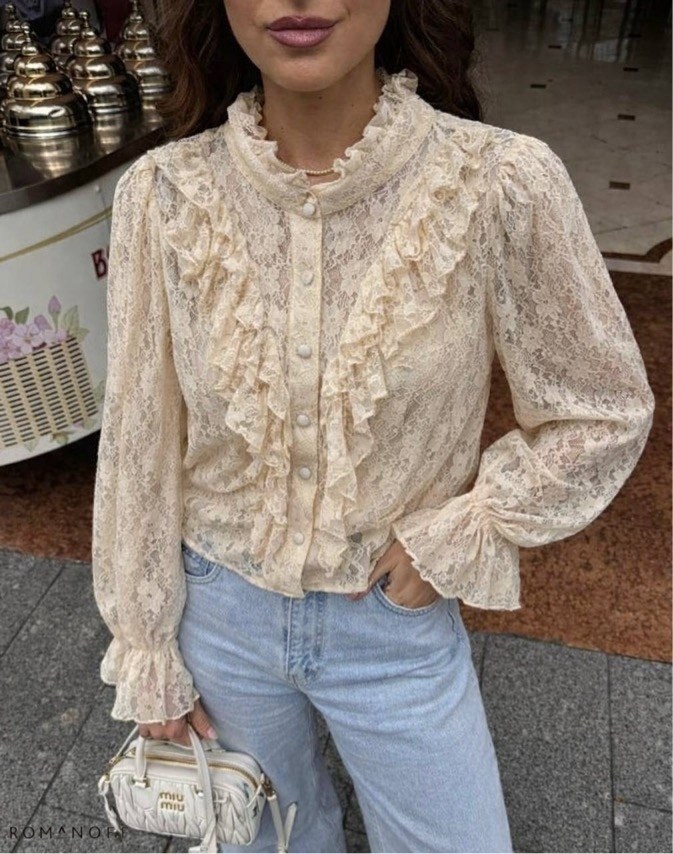блузка кружевная,блузка гипюровая,кружевная рубашка,женская кружевная блузка,блузка с бантом
