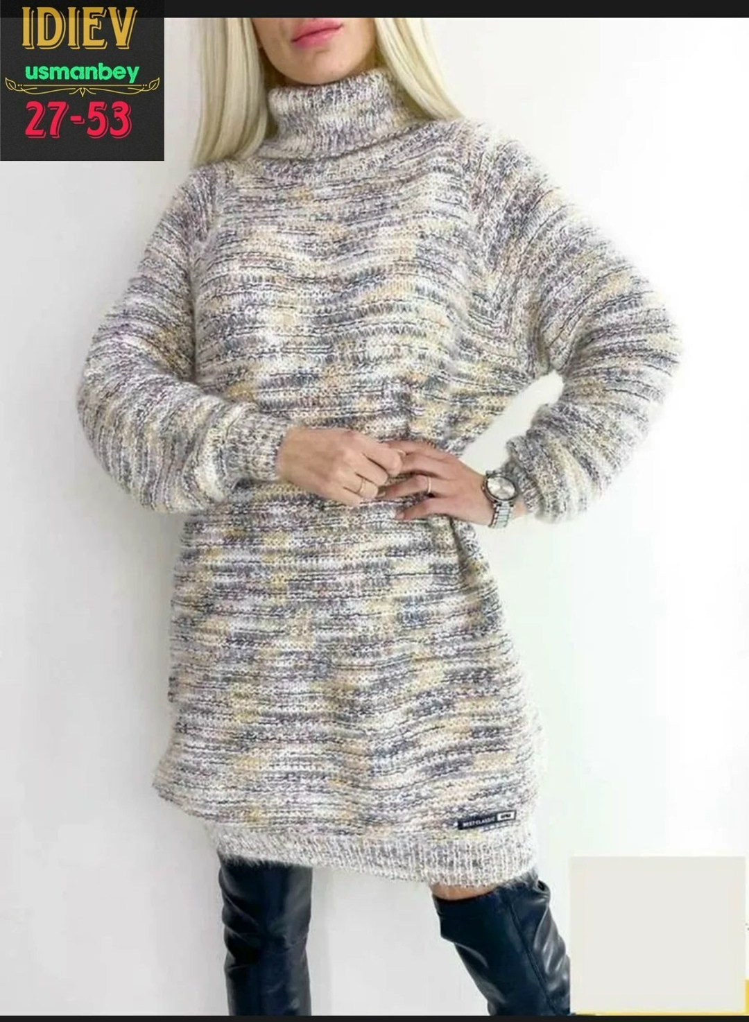 туника вязаная теплая,туника свитер оверсайз вязаное теплое niki&anni,туника с горлом,туника свитер оверсайз вязаное теплое berlinta,туника женская