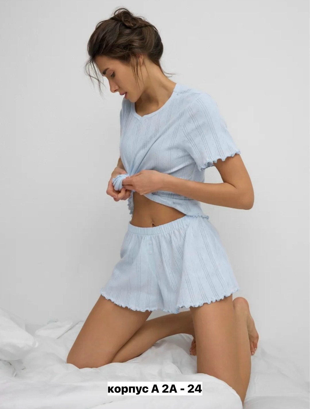 женские пижамы с шортами,пижама женская,пижама с шортами,пижама,пижама голубая
