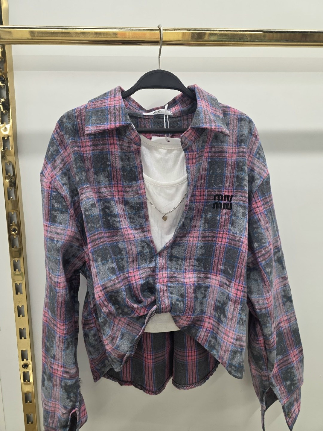 рубашка хлопок,женская рубашка в клетку,рубашка ruff в клетку оверсайз,рубашка в клетку,женская блузка и рубашка