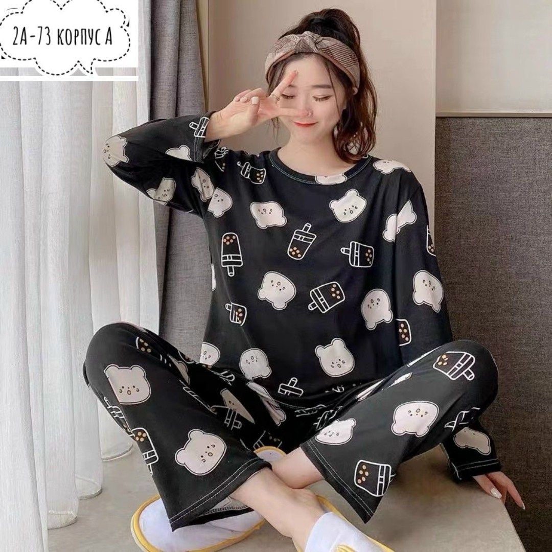 ткань для пижамы,пижама женская,пижама женская опт,пижама,пижама 848431 разноцветные