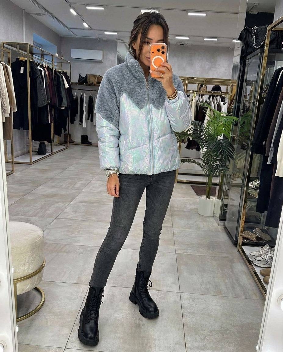 куртка стильная,куртка комбинированная,куртка женская,куртка,демисезонная куртка женская