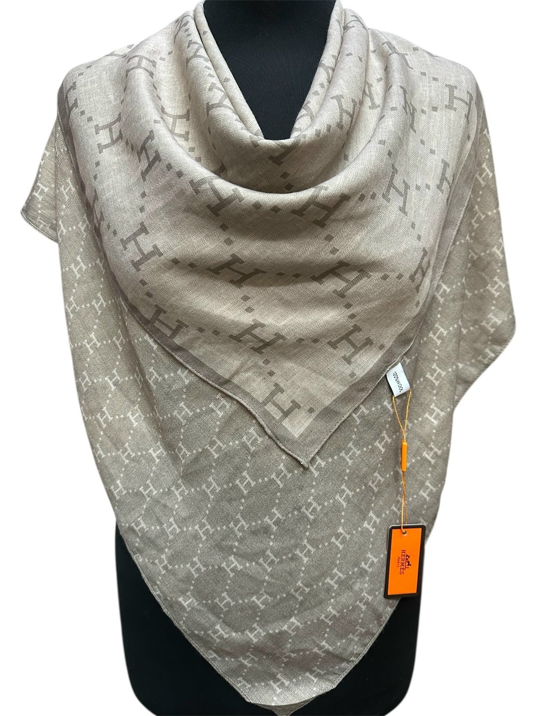 серый платок луи виттон,палантин женские,кашемировый платок,платки шарф,платок луи виттон