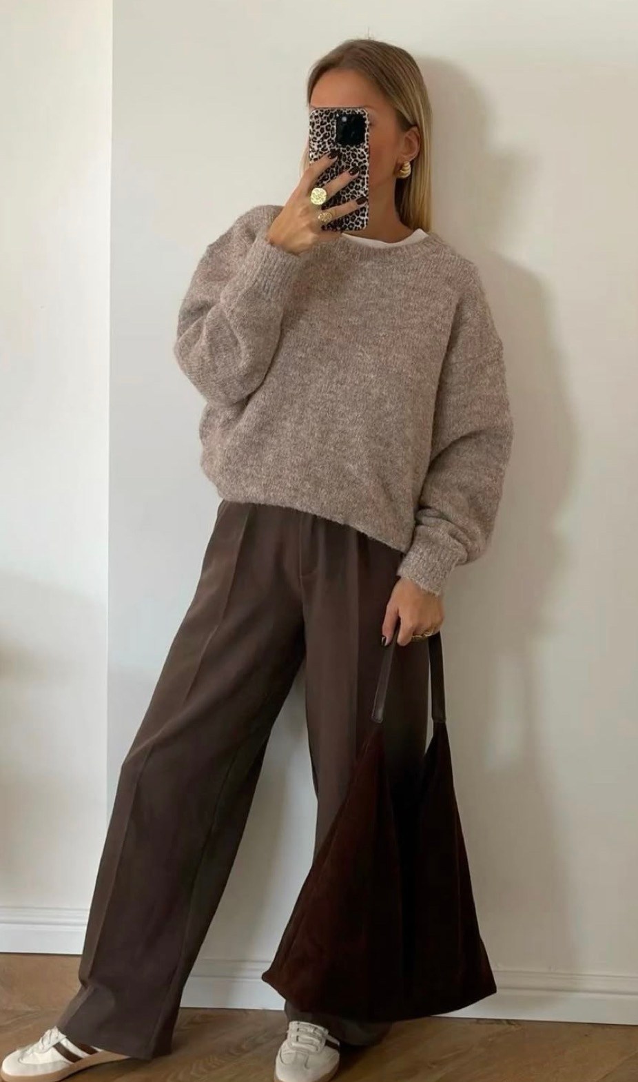 трикотажный костюм,костюм женский,костюм брючный,брюки палаццо трикотажные теплые широкие closie,кашемировый костюм
