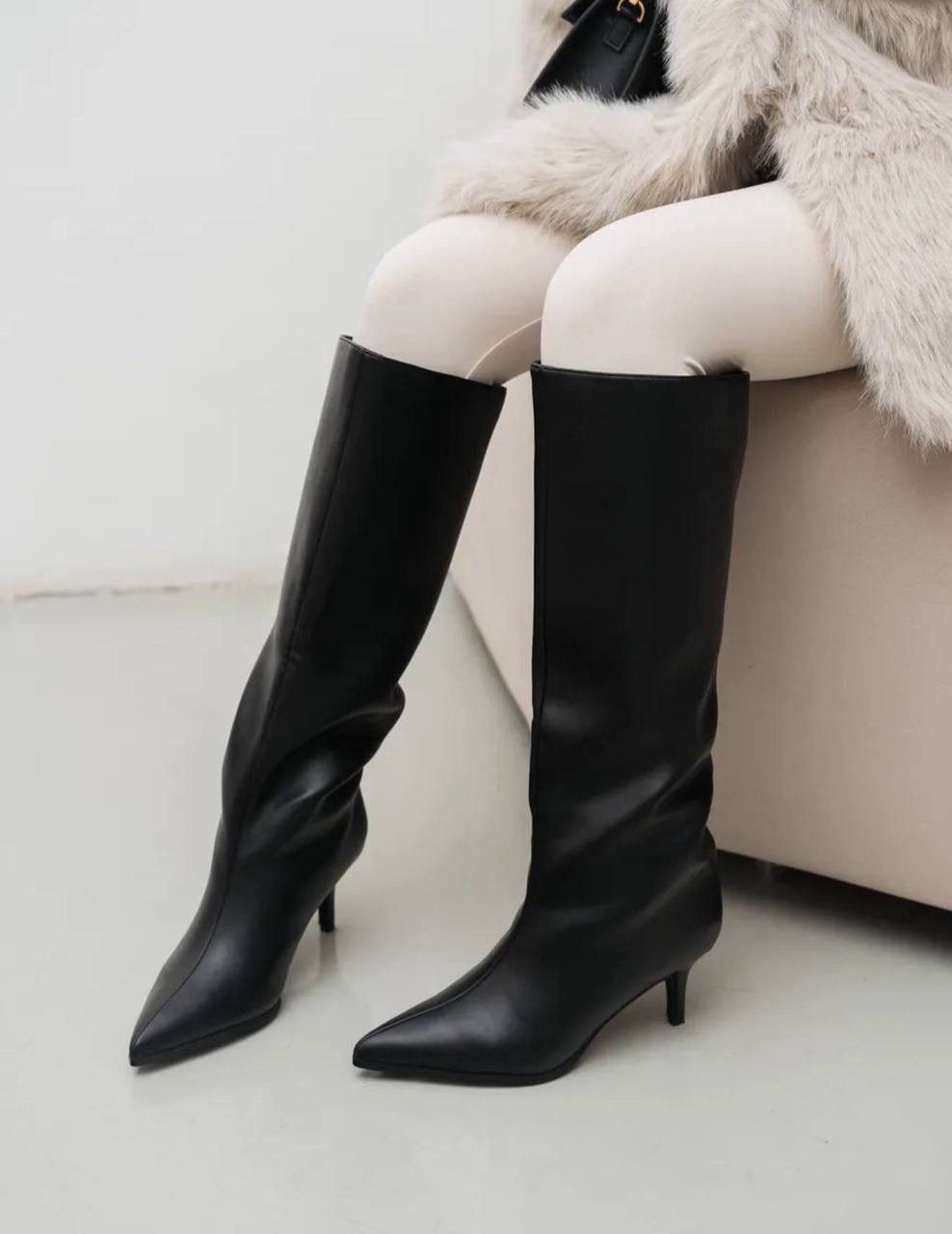 сапоги,женские сапоги,сапоги трубы,сапоги на каблуке,сапоги трубы зара