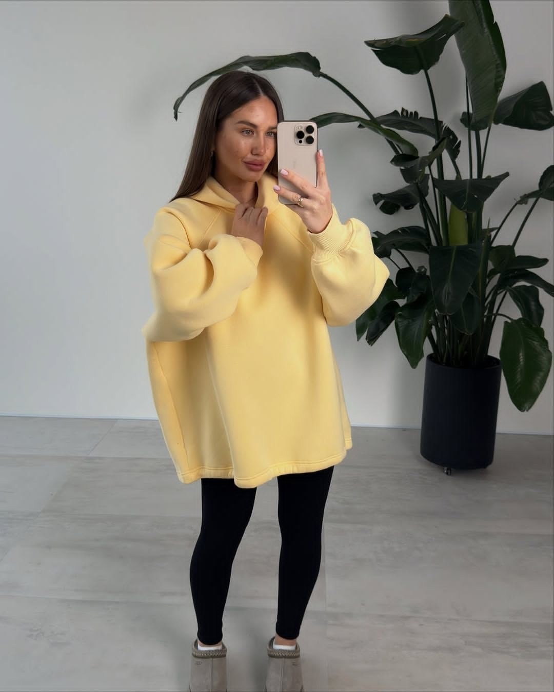 розовый свитшот оверсайз с шалью и капюшоном mg1566 madmext,толстовки женская,худи oversize,худи в стиле oversize,худи оверсайз