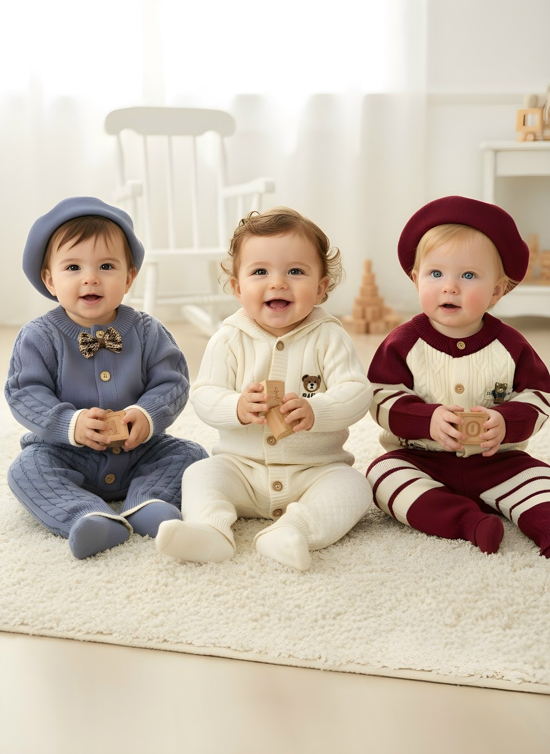 одежда для новорожденного,одежда для малыша,комплект вязаный,кардиган для мальчика "mayoral" размер 86 1,5 года бежевый,детской одежды