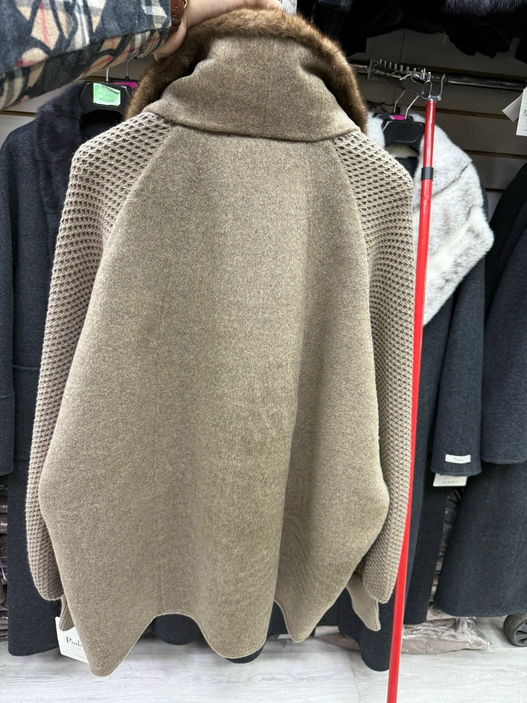 кардиган с отделкой меха норки английский ворот,кофта с мехом,норковая шуба,шуба,женская куртка из натурального норкового меха