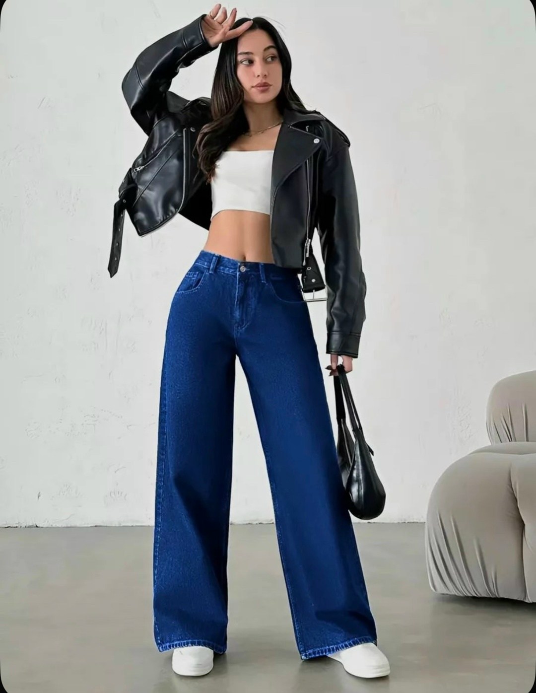 широкие джинсы женские,широкие джинсы,джинсы трубы широкие,синие широкие джинсы,джинсы широкие с высокой посадкой dh fashion цвет синий