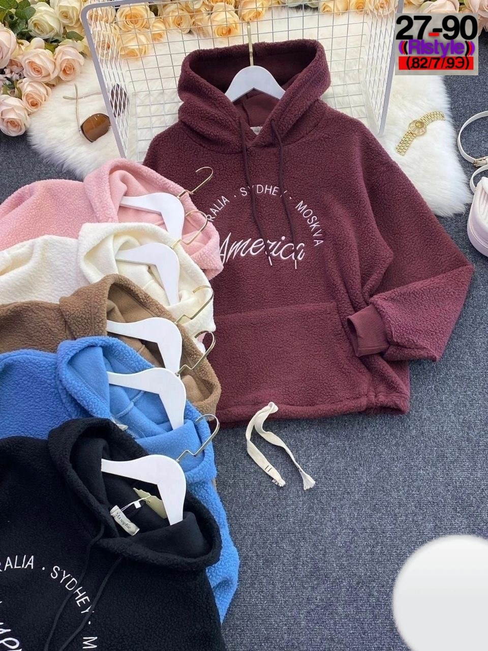 толстовки женская,кофта барашек,свитшот женская,кофта худи,плюшевое худи