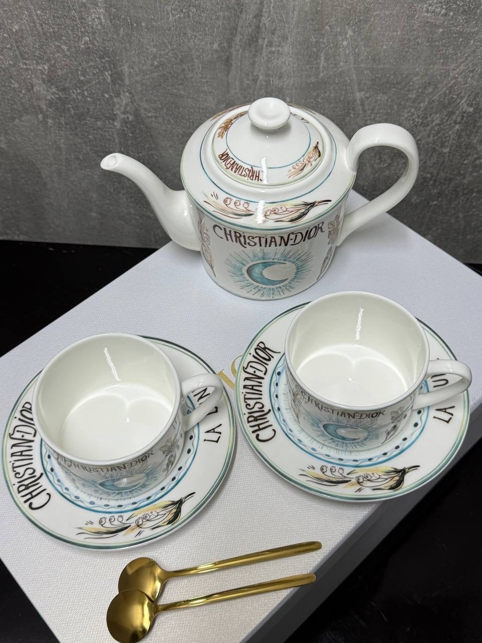 чайный набор диор,чайный набор christian dior,чайные наборы,набор dior,набор чайная пара