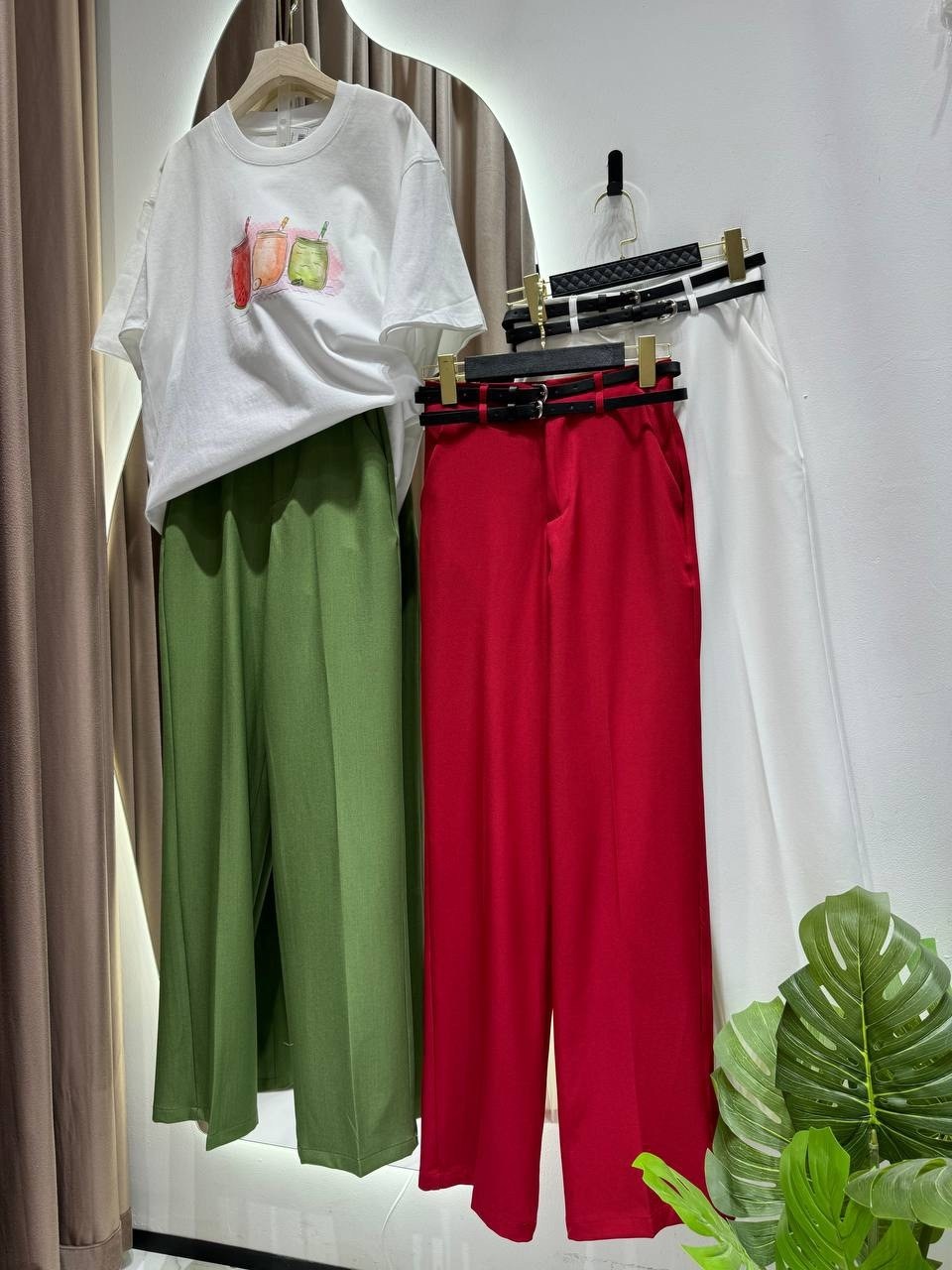 трикотажный костюм,костюм женский,костюм брючный,брюки палаццо трикотажные теплые широкие closie,кашемировый костюм