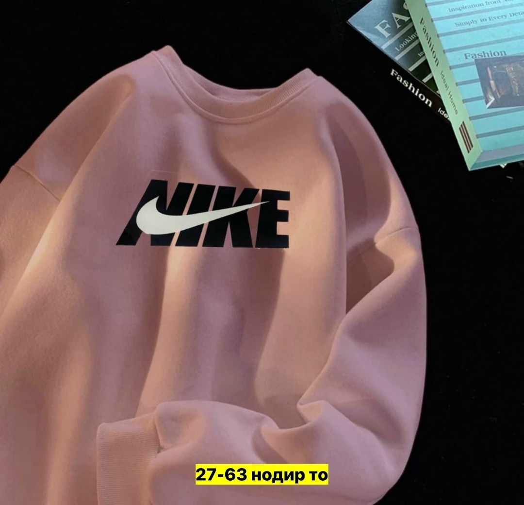 свитшот женский nike,свитшот женская,толстовки свитшот,кофта свитшот,свитшот оверсайз nike