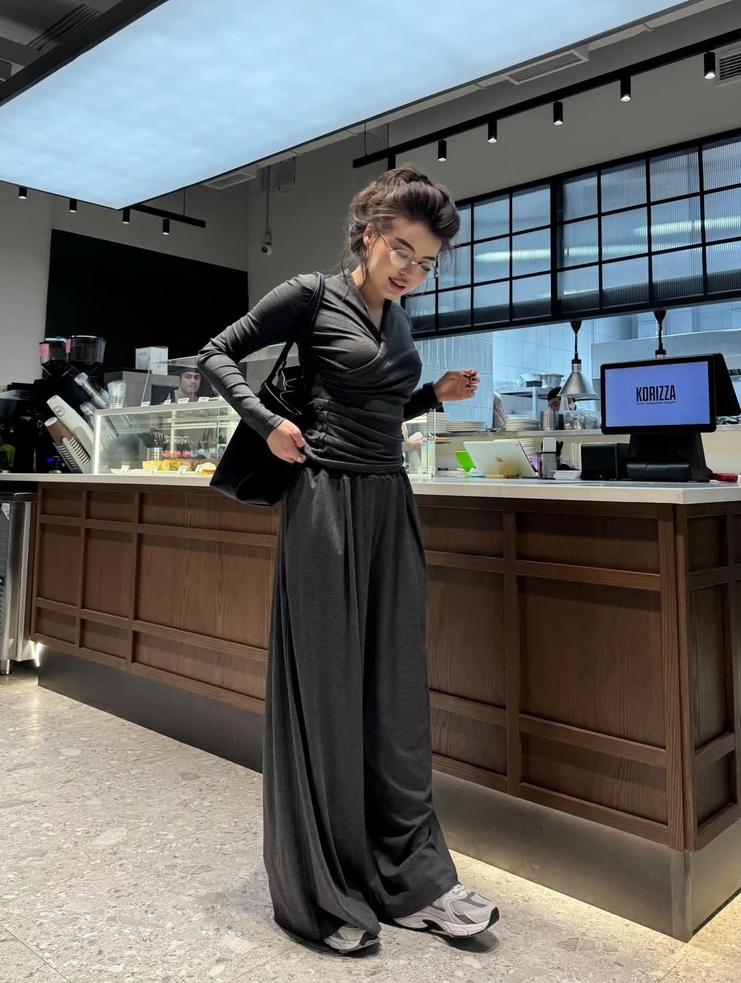 костюм вечерний с брюками палаццо,костюм с брюками палаццо,костюм вечерний с брюками палаццо sweet store цвет графит серый,костюм женский,костюм