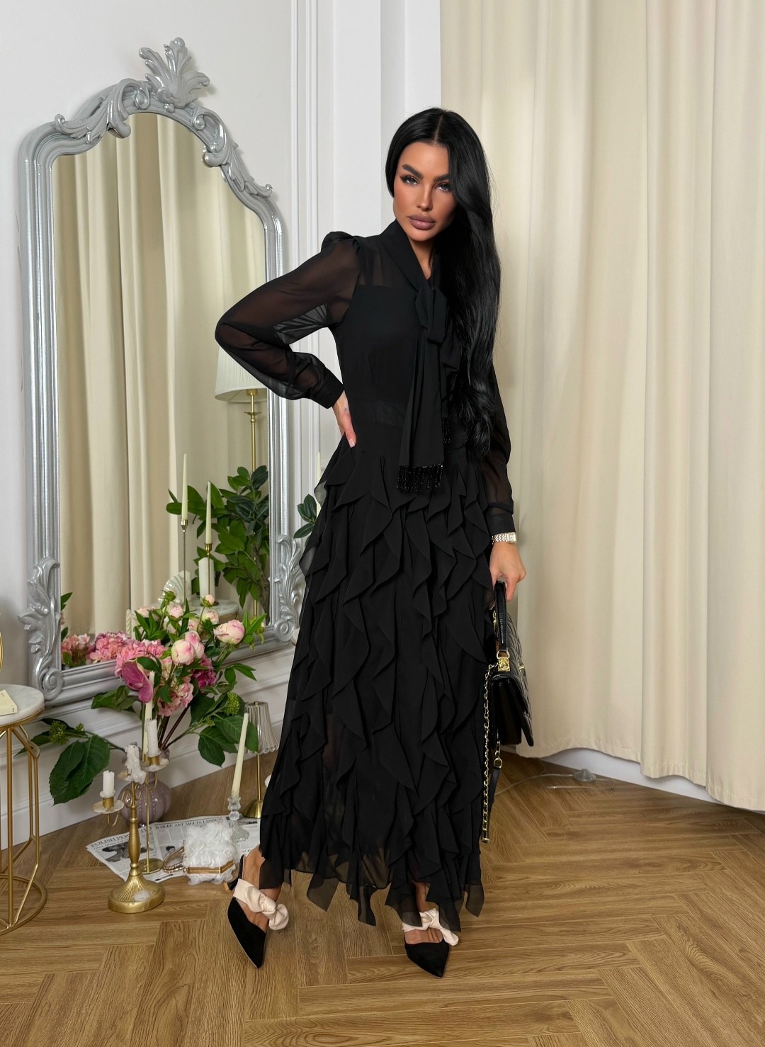 платье,шифоновое платье,вечернее платье,длинное шифоновое платье,платье мода