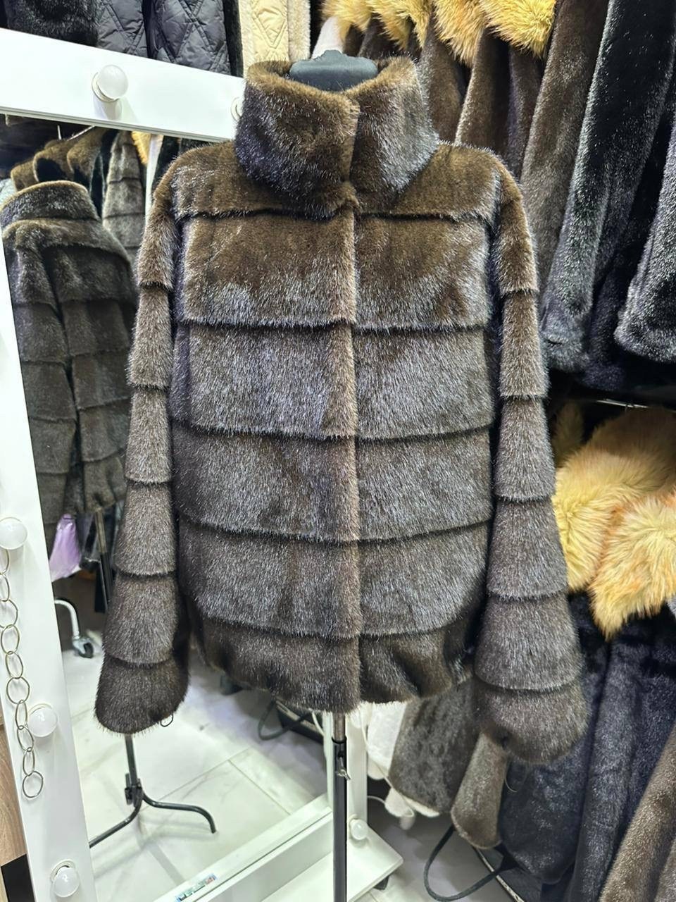 норковая шуба,шуба норка,норковый полушубок,шуба,женская шуба