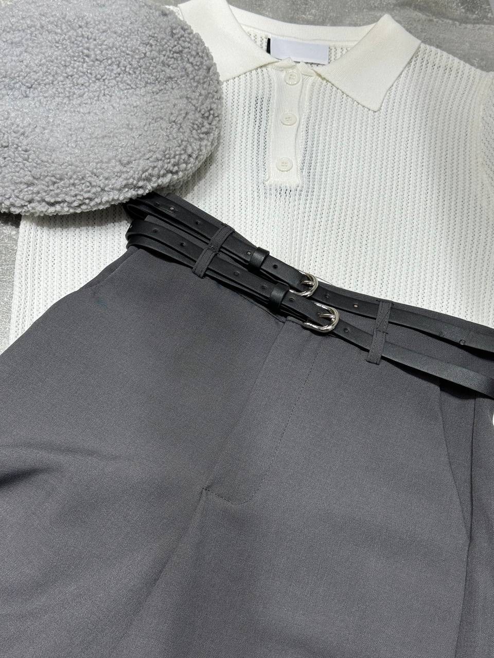 трикотажный костюм,костюм женский,костюм брючный,брюки палаццо трикотажные теплые широкие closie,кашемировый костюм