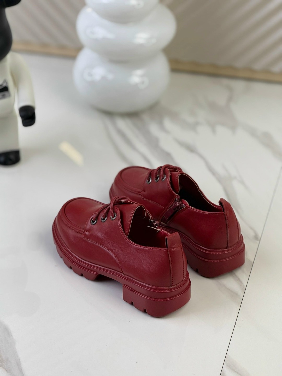 ,туфли ,женская ,полуботинки женские,красные полуботинки