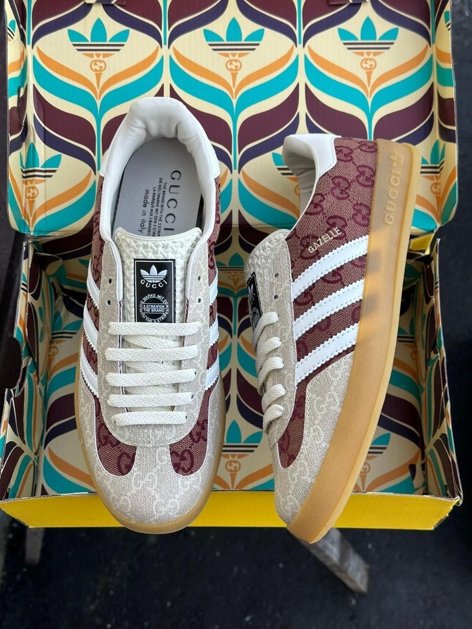 adidas gucci gazelle,кроссовки adidas x gucci wmns gazelle 'gg monogram' коричневый,gucci adidas collab sneakers gazelle collection,adidas x gucci gazelle 'gg monogram',кроссовки adidas originals x gu