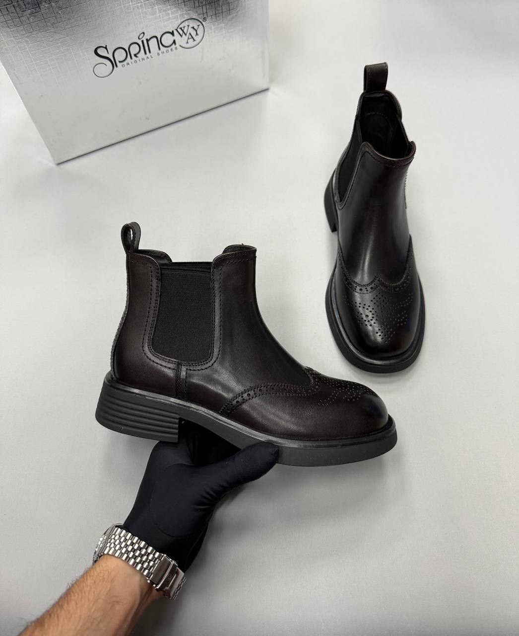 ,челси ботинки женские, челси женская,yourbox ботинки челси,женские кожаные ботинки челси высокого качества