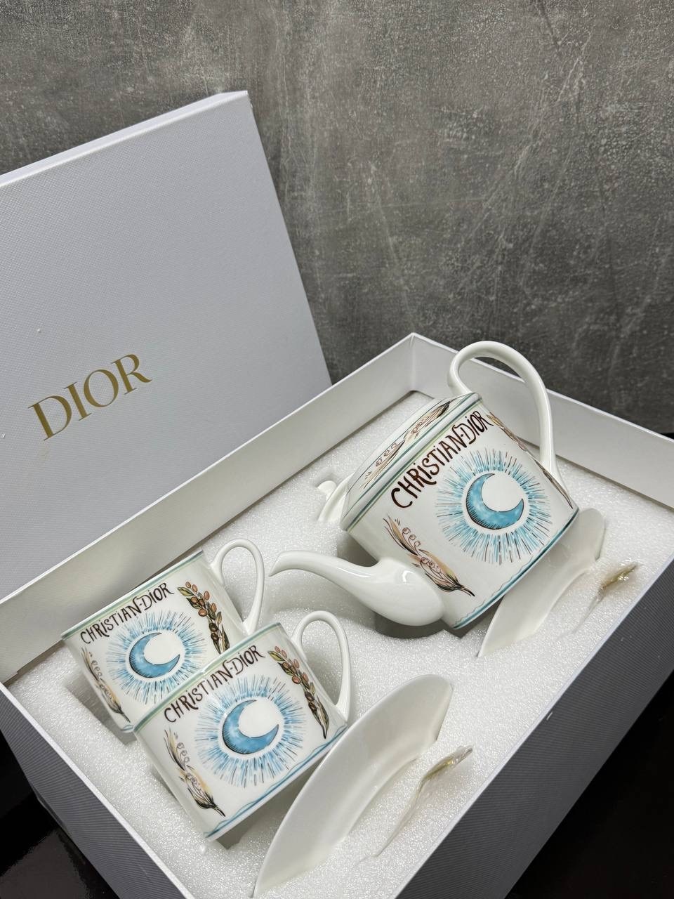 чайный набор диор,чайный набор christian dior,чайные наборы,набор dior,набор чайная пара