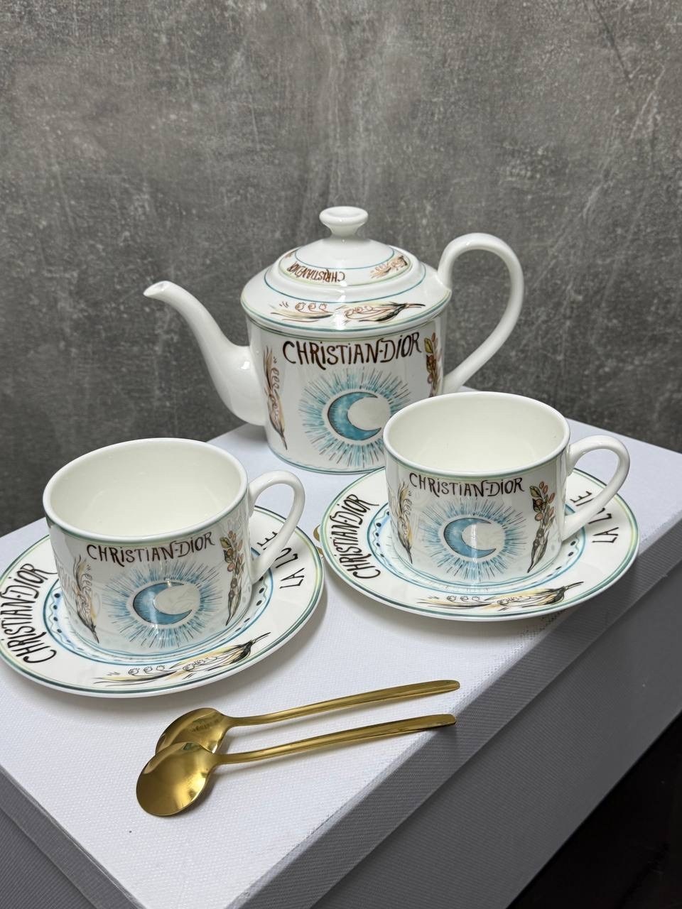 чайный набор диор,чайный набор christian dior,чайные наборы,набор dior,набор чайная пара