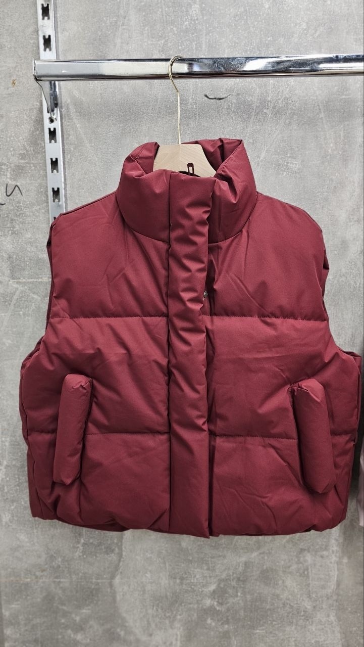 теплый жилет,жилетка женская,пуховой жилет,женские жилеты,жилет