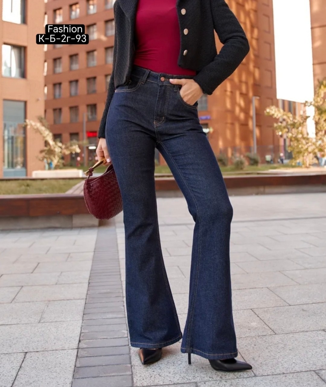 женские джинсы,джинсы женские клеш,джинсы клеш,джинсы клеш bootcut широкие от колена promолодость 500102032,джинсы женские с высокой талией