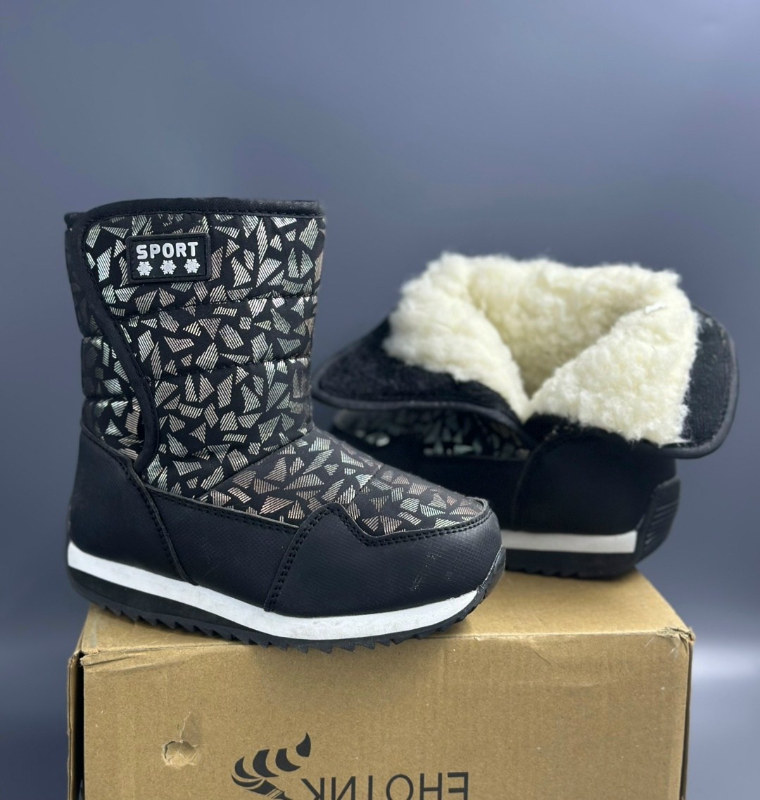 сапожки дутики детские зимние bronx,дутики детские libang цвет чёрный размер 21,детские дутики,дутики детские зимние,сапоги детские дутики