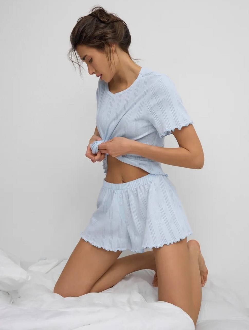 пижама с шортами,женские пижамы с шортами,пижама женская,пижама с шортами и футболкой,уютная пижама