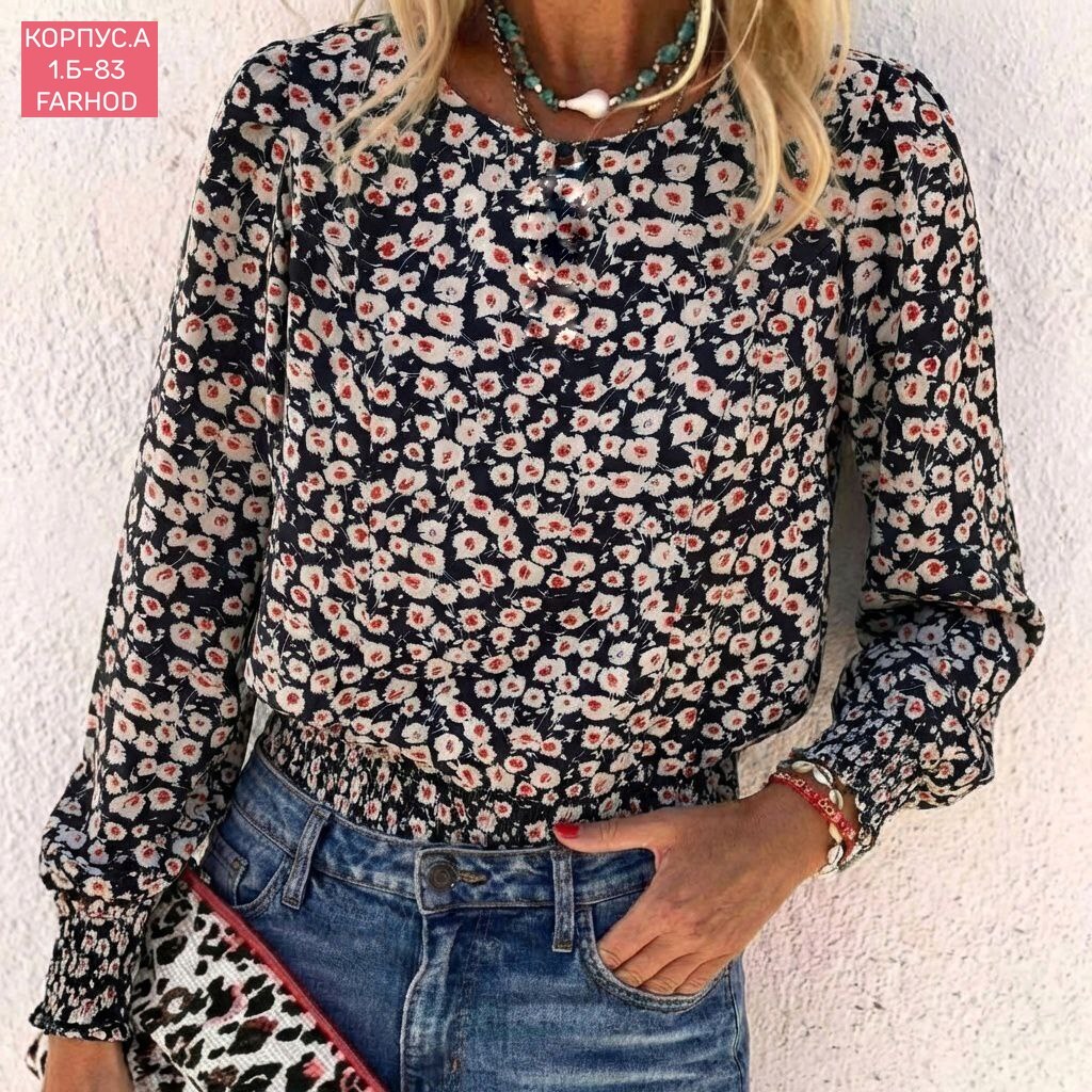блуза,блузки женские,блузка с принтом,блуза с цветочным принтом,женская блузка с цветочным принтом