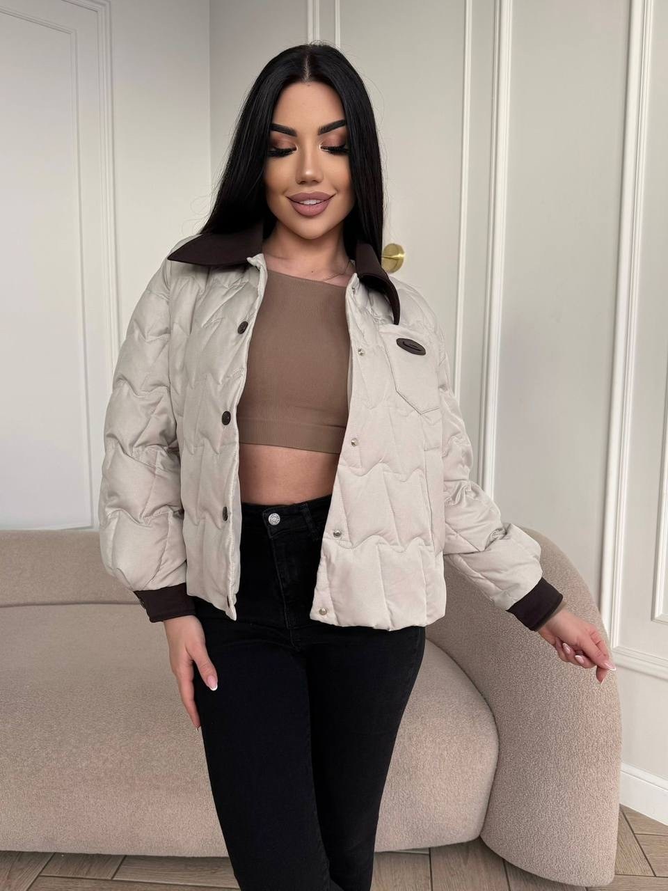 стильная куртка,женская куртка,куртка комбинированная,куртка,куртка женская стильная