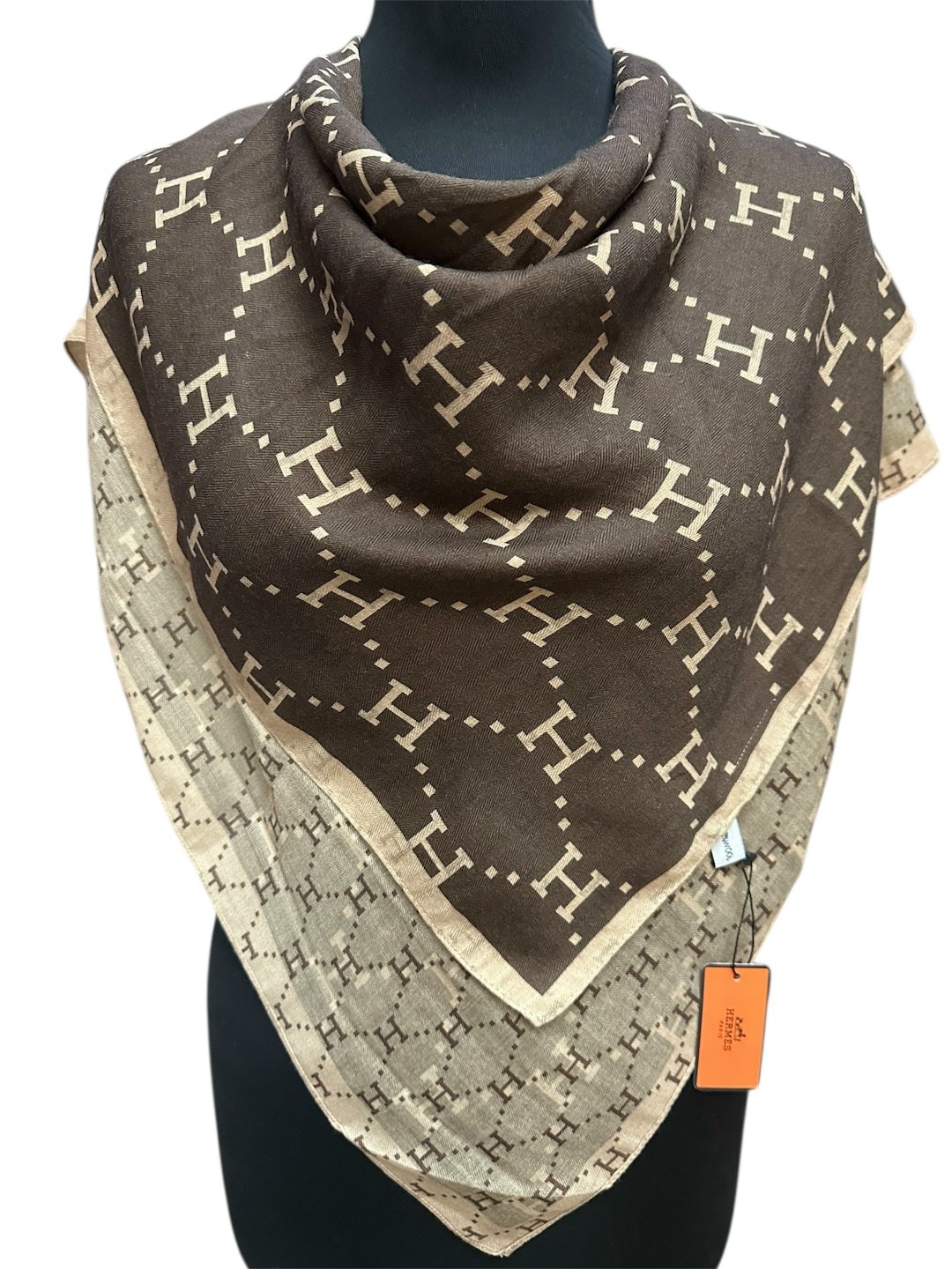 серый платок луи виттон,палантин женские,кашемировый платок,платки шарф,платок луи виттон