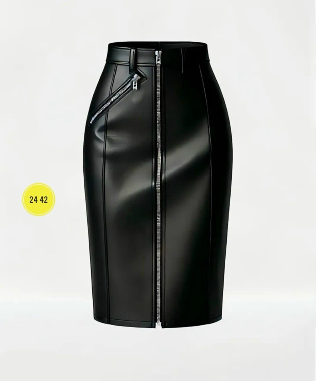юбка кожаная,юбка из экокожи,юбка кожаная офисная,юбка карандаш кожаная,кожаная юбка с молнией спереди