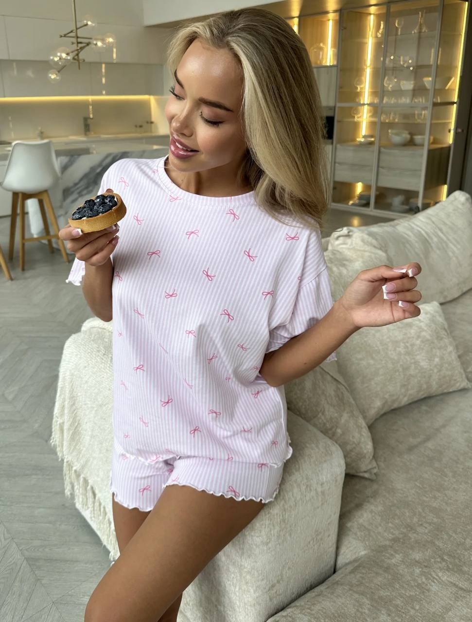 женская пижама с шортами,пижама с шортами и футболкой beamuuur 405777200,женская пижама,пижама комплект,муслиновая пижама с шортами eustera 231658668