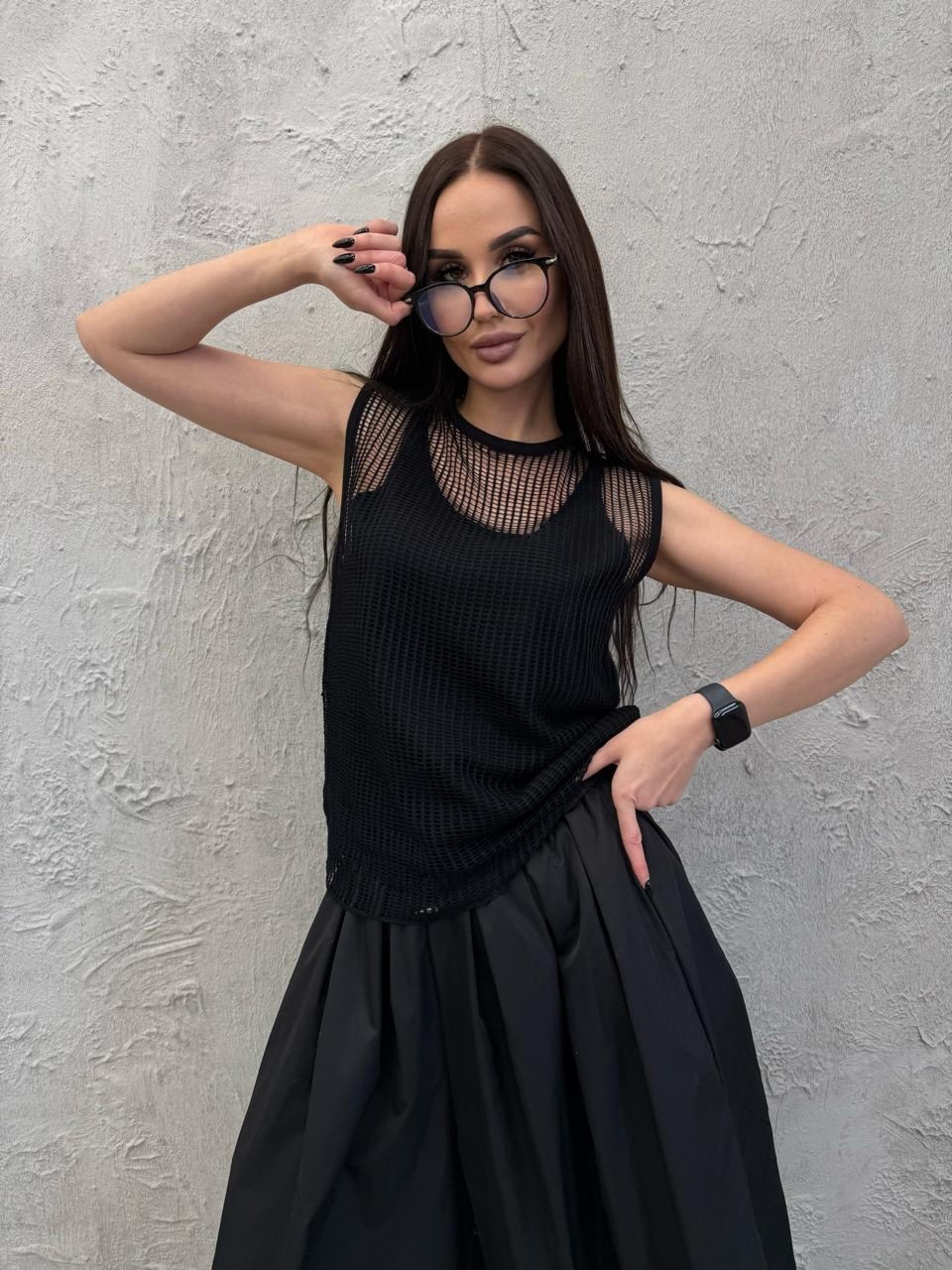 женская майка,джемпера женские,блузки,вязаная майка,женские топы