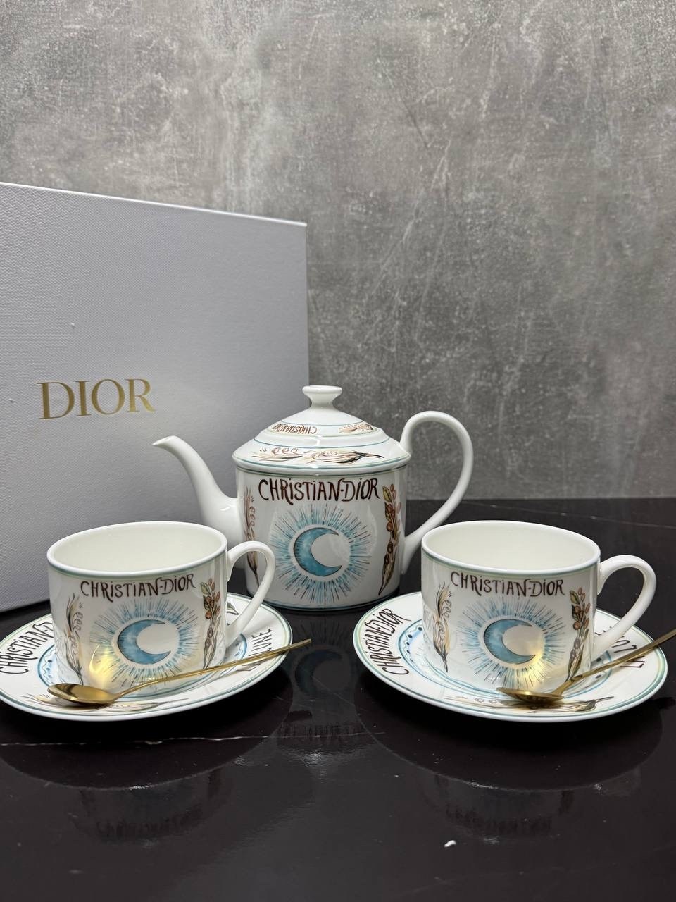 чайный набор диор,чайный набор christian dior,чайные наборы,набор dior,набор чайная пара