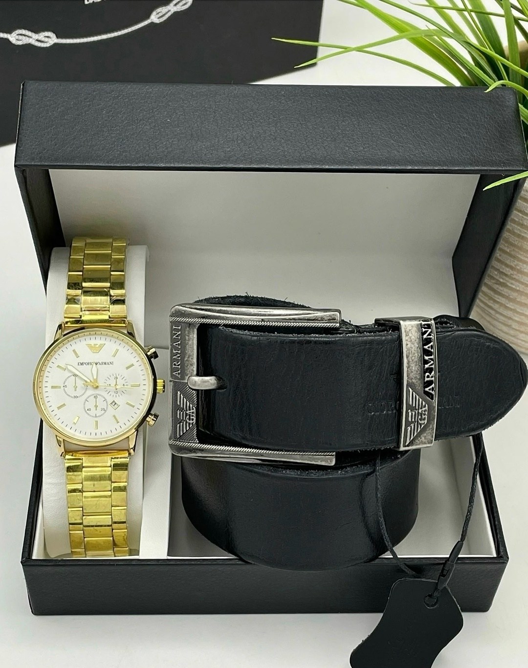 мужской подарочный набор,набор часы,мужские наборы,подарочные наборы для мужчин,набор армани мужской