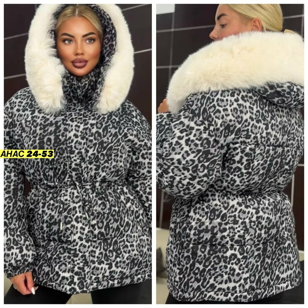 леопардовая куртка пуховик от бренда annymar,демисезонная куртка,зимняя женская куртка,женская куртка,зимняя куртка