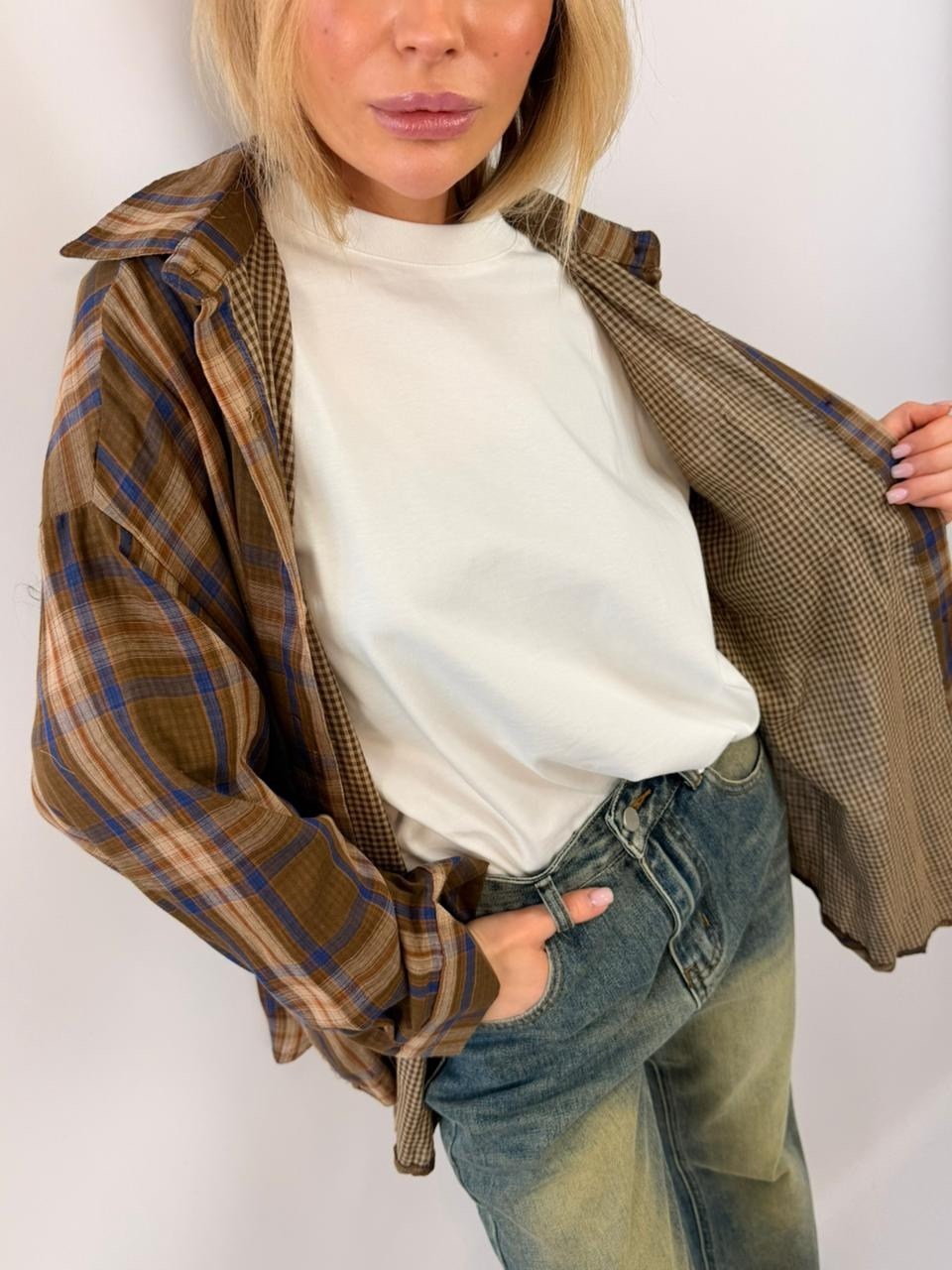 рубашка в клетку оверсайз на кнопках,рубашка в клетку оверсайз удлиненная 2e_brand,рубашка в клетку оверсайз 2e_brand,рубашка женская в клетку оверсайз,рубашка в клетку оверсайз на кнопках golubkova