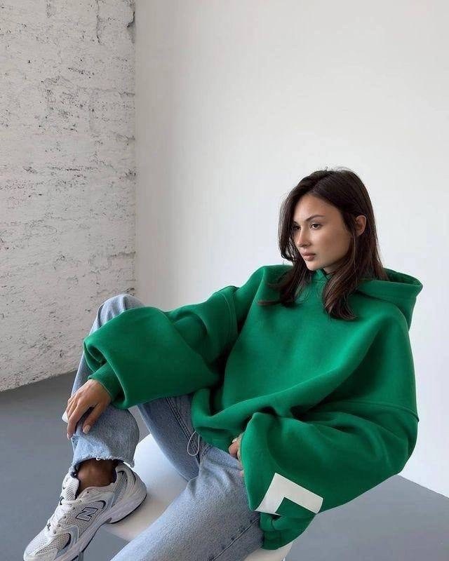 теплое худи оверсайз,худи оверсайз,кофта женская,кофта оверсайз,толстовка оверсайз