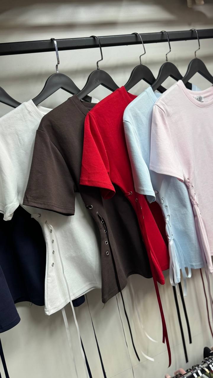 футболка с шнуровкой,футболки женская,летние женские футболки,женская футболка на шнуровке,топы модные