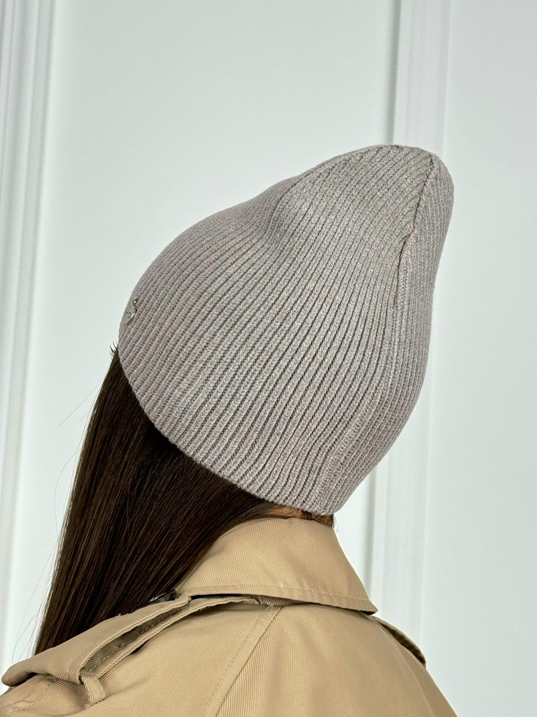 шапка цвет серый,женская шапка бини,шапка бини,шапка,шапка женская