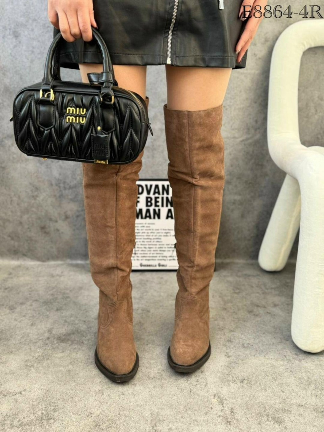 сапоги модные,замшевые сапоги,модные сапоги-слоучи,коричневые сапоги,коричневые замшевые ботфорты