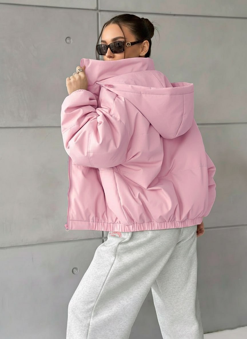 куртка демисезонная,куртка дутая болоневая короткая оверсайз xr-xoroshy,женская куртка,куртка короткая,женская зимняя куртка